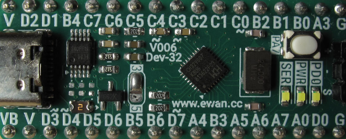 CH32V006 Dev-32 Board Photo